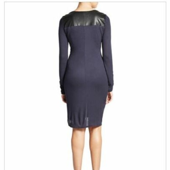 NWT WOMEN Muse Knotted Knit Jersey Dress - Picture 2 of 4